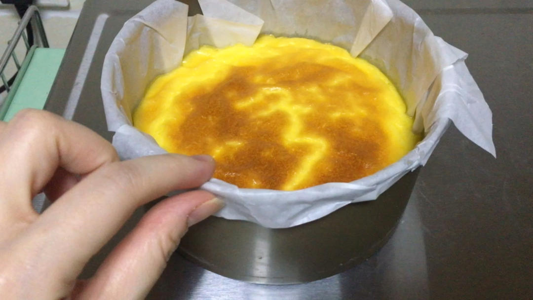 低碳下午茶！（生酮keto）低碳者都吃点啥-柔润软嫩细腻绵长浓郁厚重的低碳断糖生酮超级友好的无敌能量炸弹六寸无粉重芝士蛋糕！（烤乳酪蛋糕/烤芝士蛋糕/脂肪炸弹）