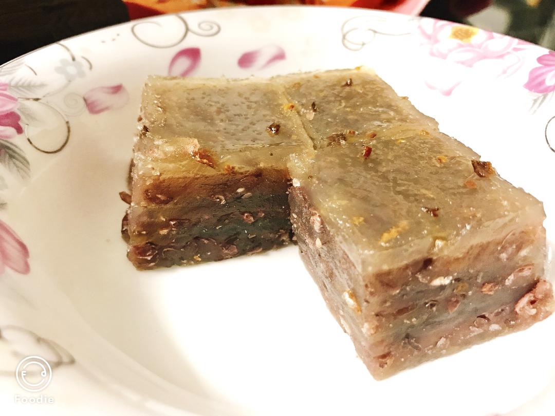 陈皮红豆桂花糕