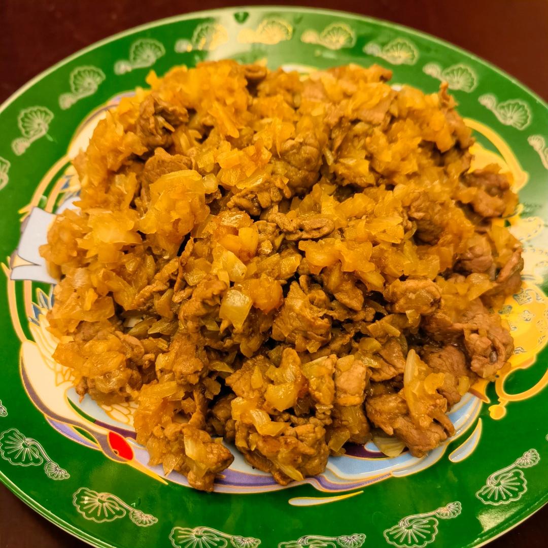 洋葱肥牛饭
