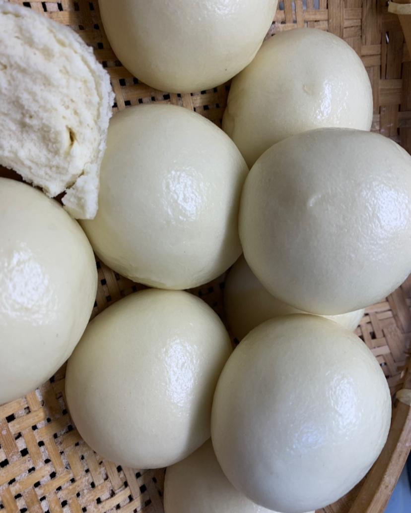 大碱戗面馒头|传统老面 暄软紧实层次分明