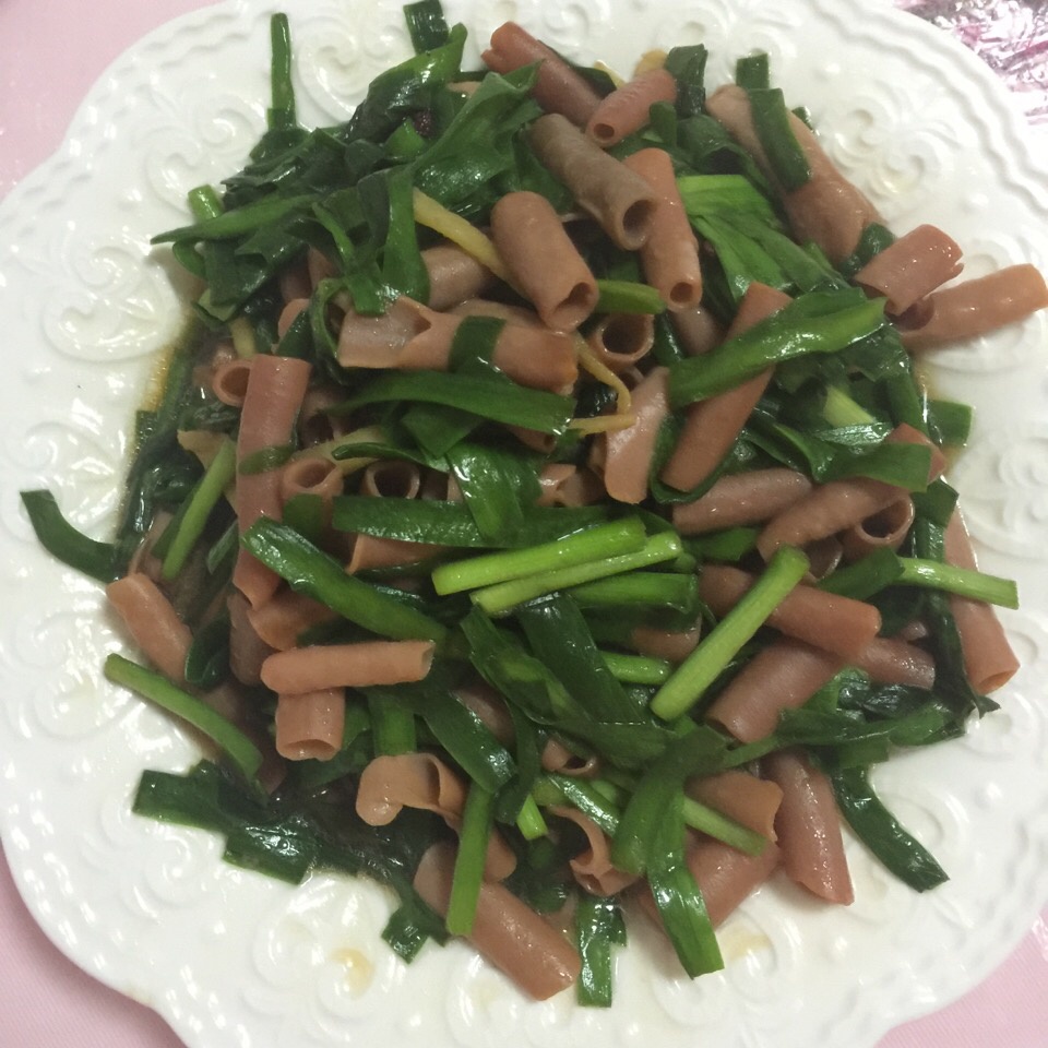韭菜炒海肠