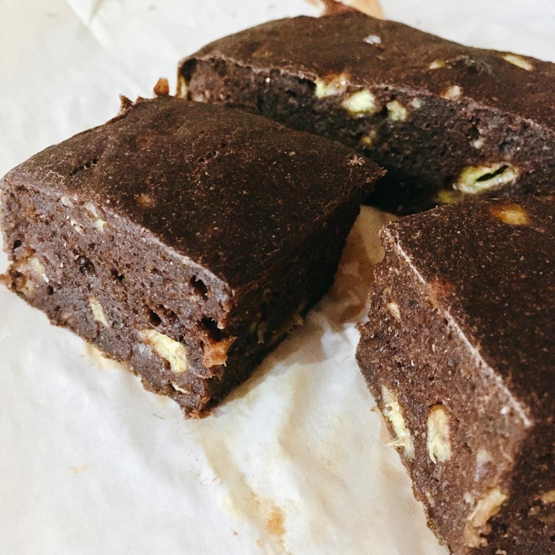 无油无糖超健康的香蕉🍌可可🍫全麦马芬蛋糕