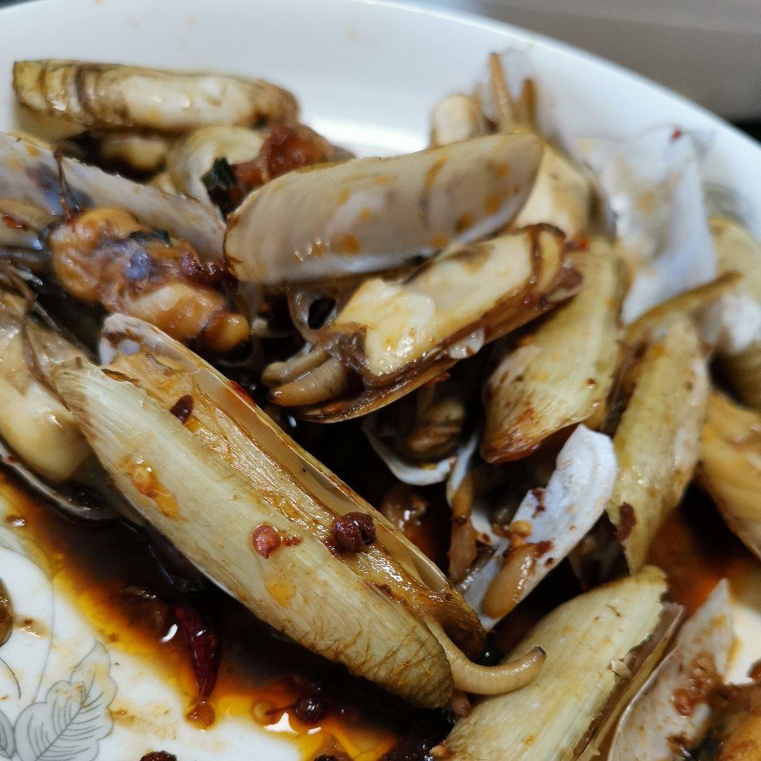 辣炒蛏子