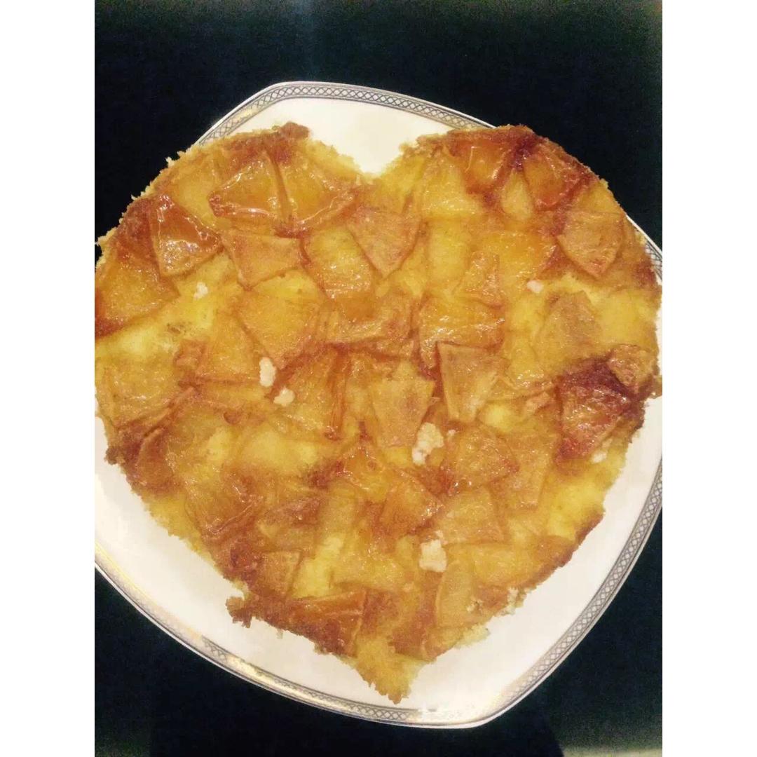 焦糖菠萝翻转蛋糕