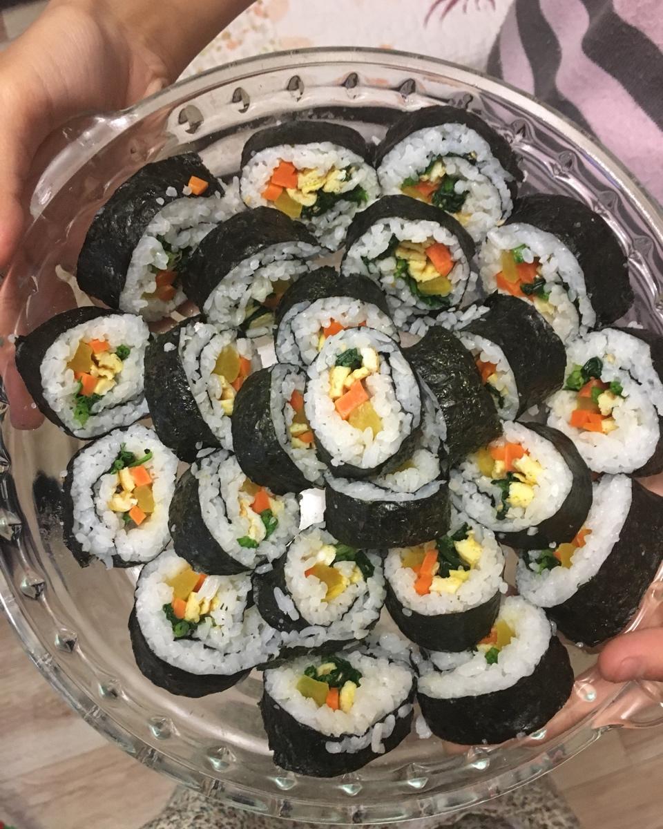 儿童紫菜包饭  꼬마김밥