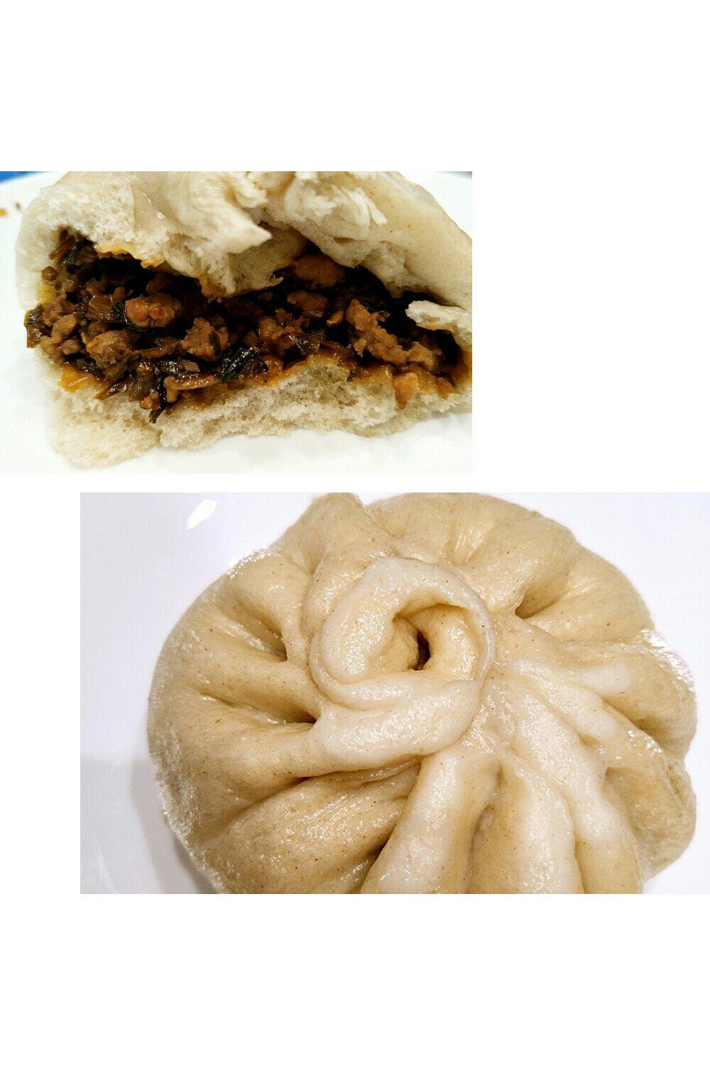 芽菜肉臊包子