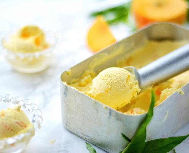 小清新的黄桃酸奶冰淇淋（无蛋黄版）的做法