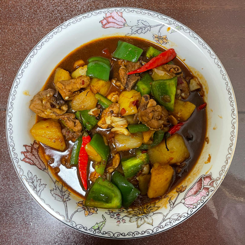 【老饭骨】新疆大盘鸡