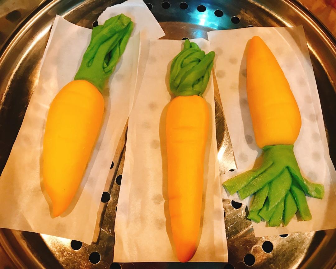 仿真胡萝卜小馒头