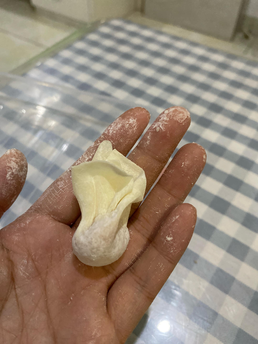 馄饨的一种包法（过程很详细）！