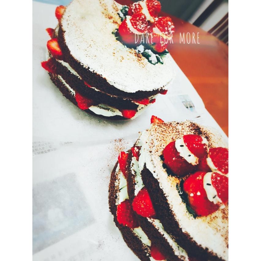 圣诞呆萌裸蛋糕