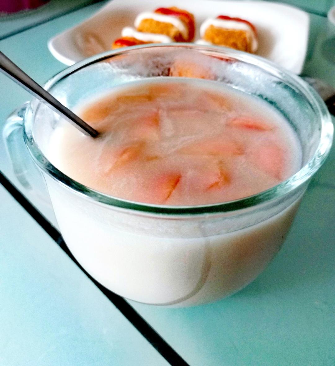 蜜桃味厚椰乳的做法