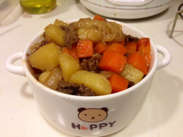 土豆炖肉便当