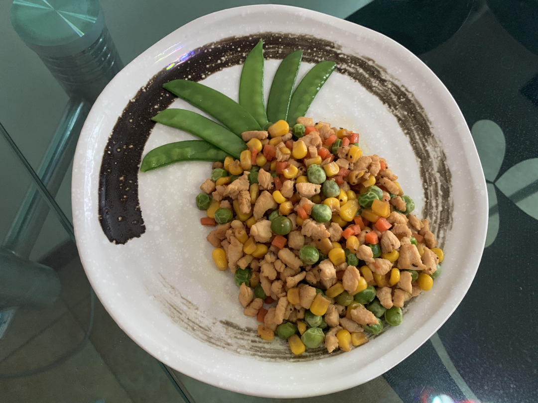 菠萝版金玉满堂（三色鸡丁）