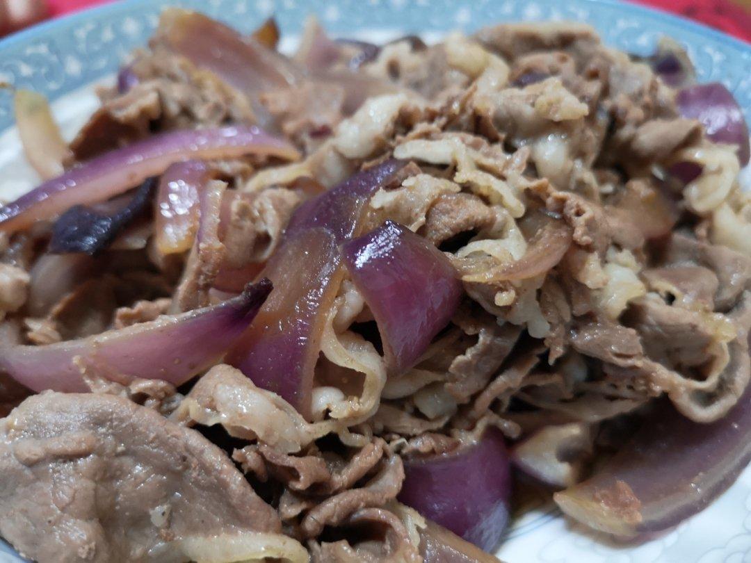 洋葱孜然羊肉片