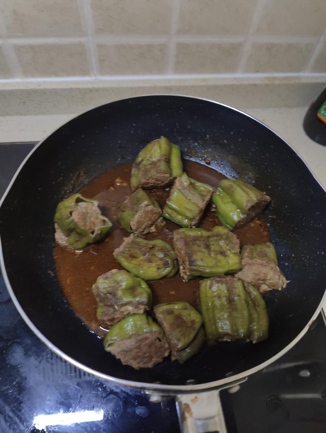 下饭菜肴--青椒酿肉