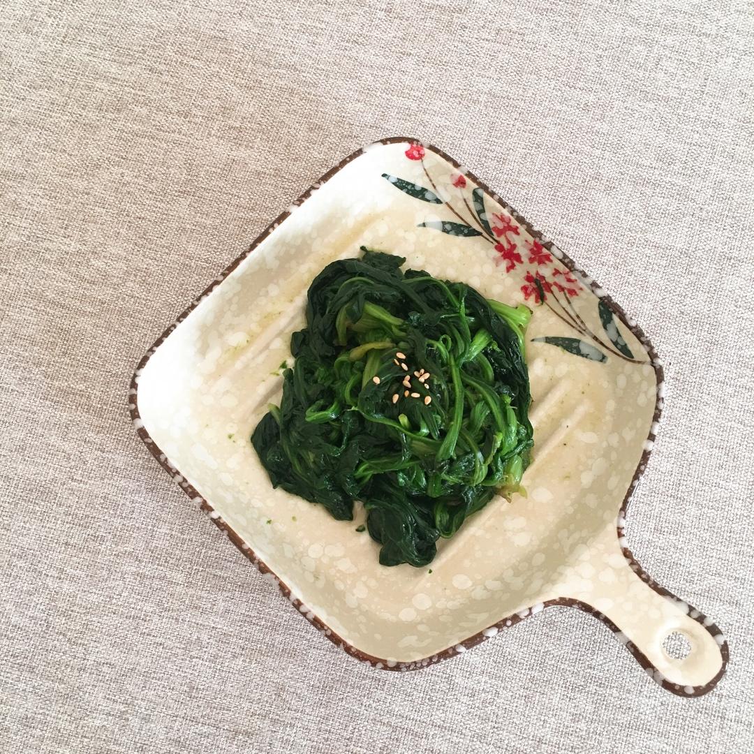 凉拌菠菜