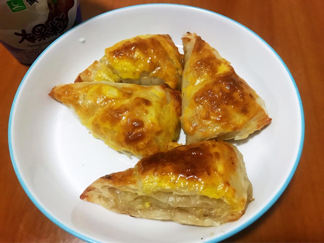 手抓饼香蕉派的做法