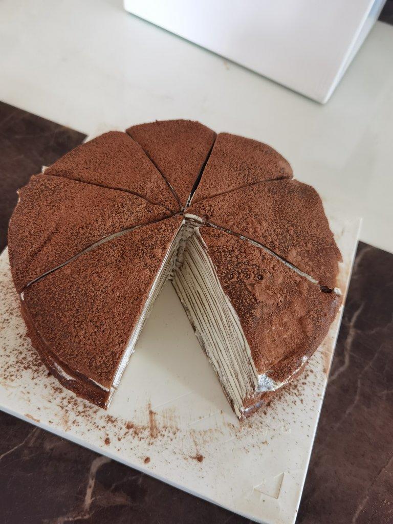 巧克力千层蛋糕