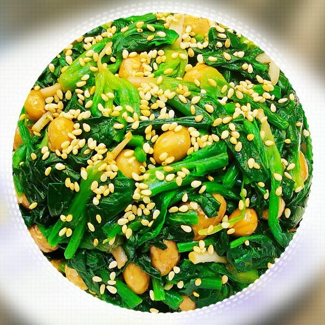 凉拌花生米菠菜
