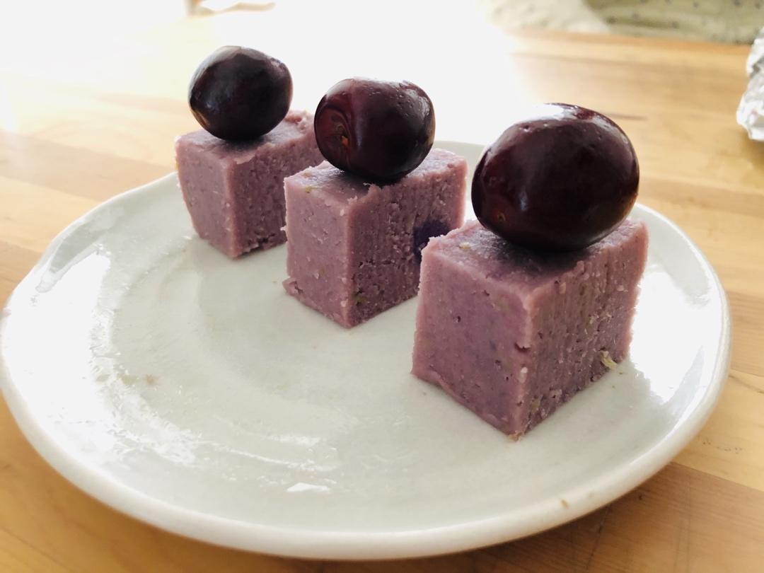 【奶酪紫薯蒸糕】宝宝辅食