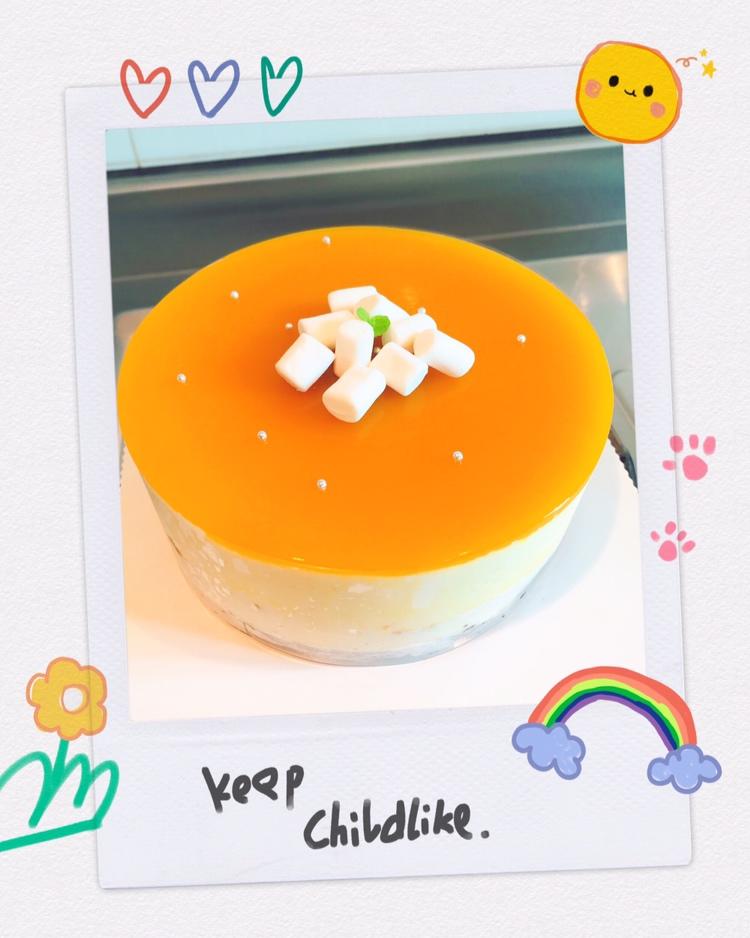 【视频】芒果慕斯（6寸） | 含镜面果胶配方