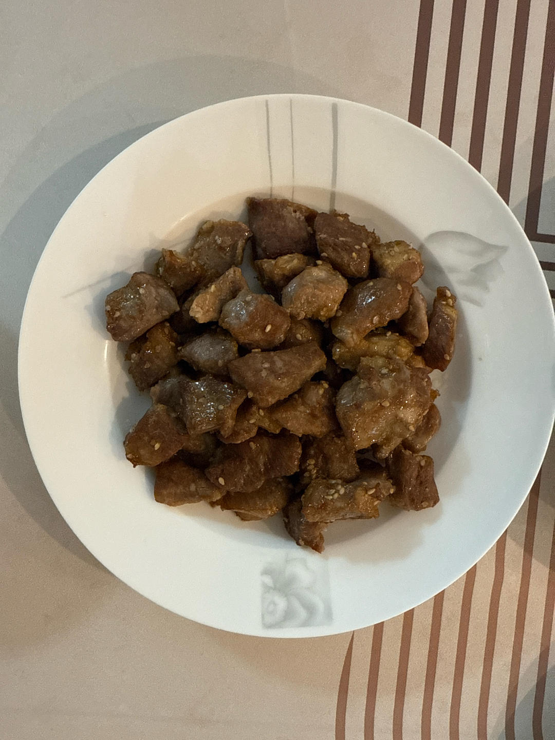 非常简单非常好吃的烤梅花肉