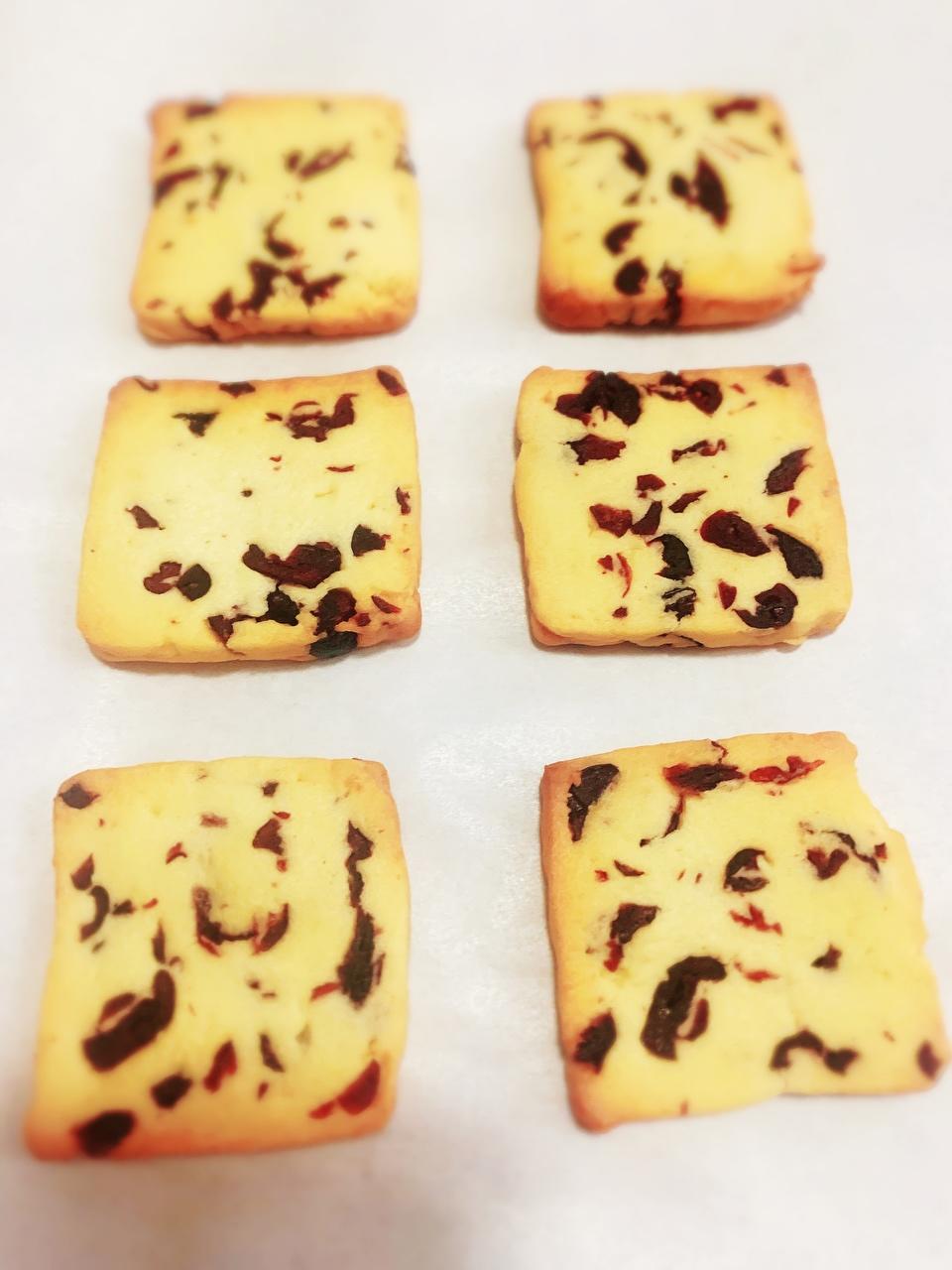 蔓越莓曲奇(空气炸锅版)的做法