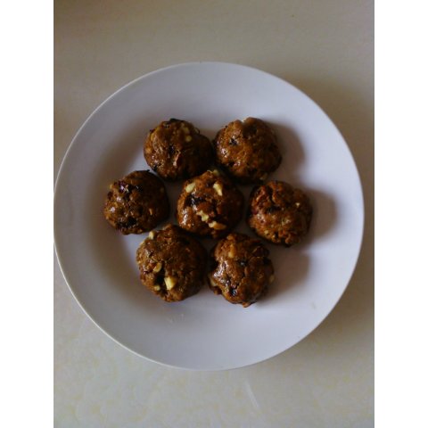 红枣红糖核桃饼干