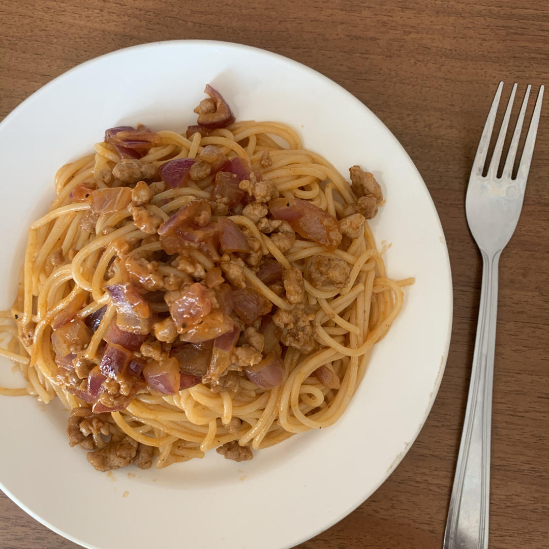 番茄肉酱意大利面