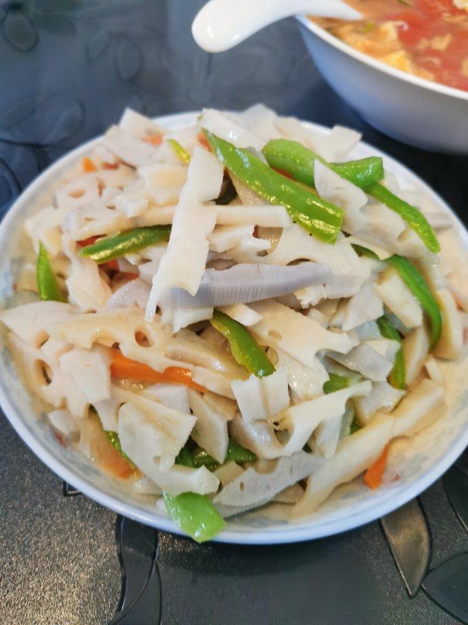 青椒藕丝