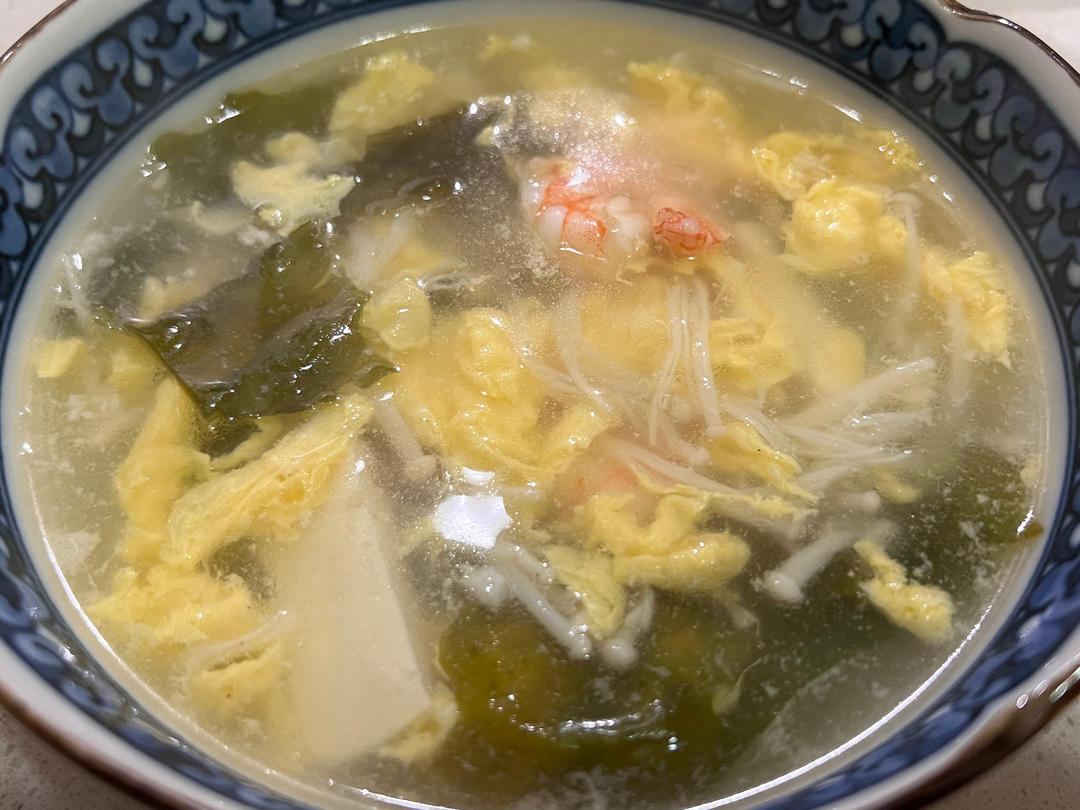 孩子增高汤 | 虾仁豆腐裙带菜汤