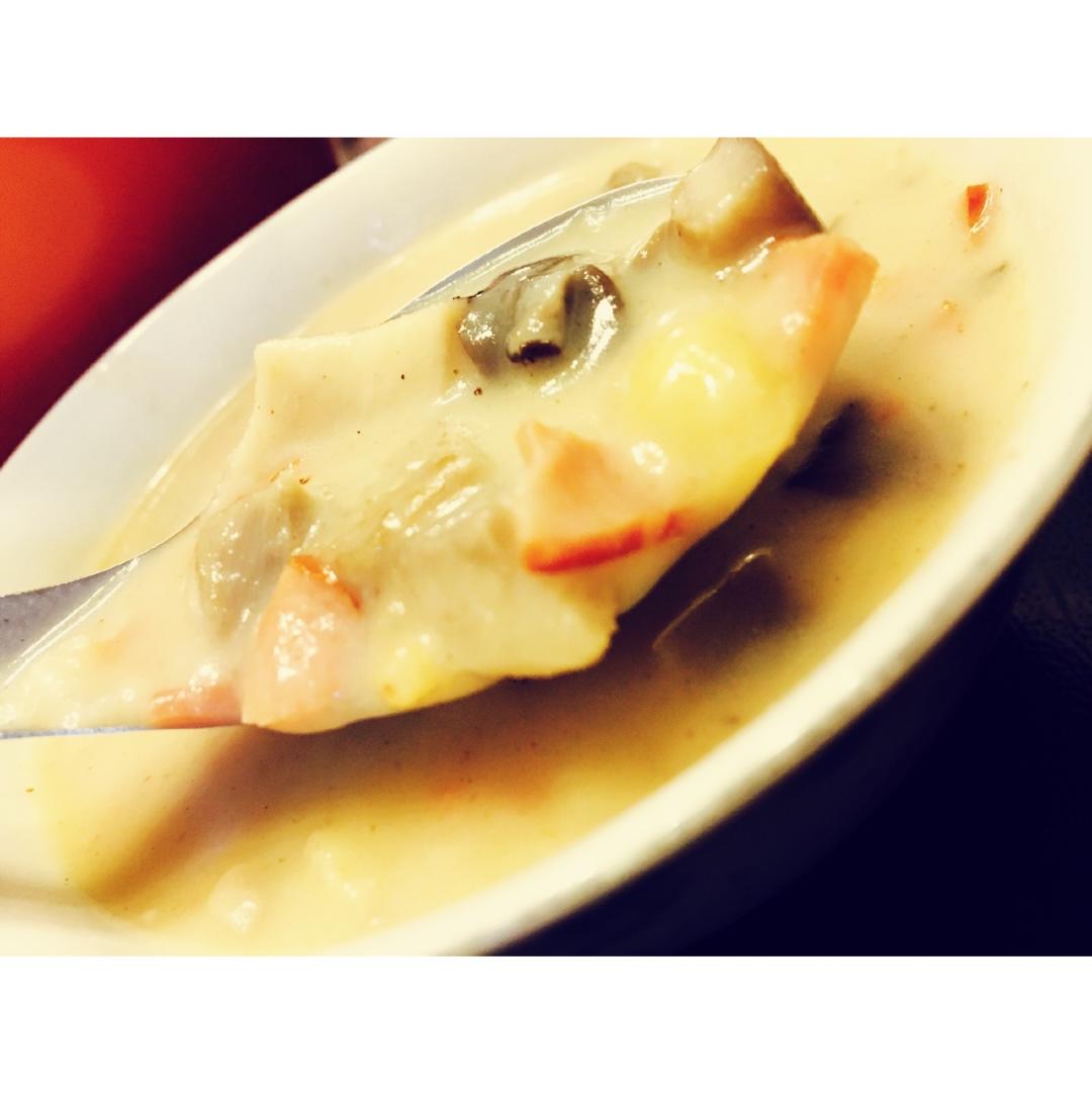 奶油蘑菇汤（完美比例版）
