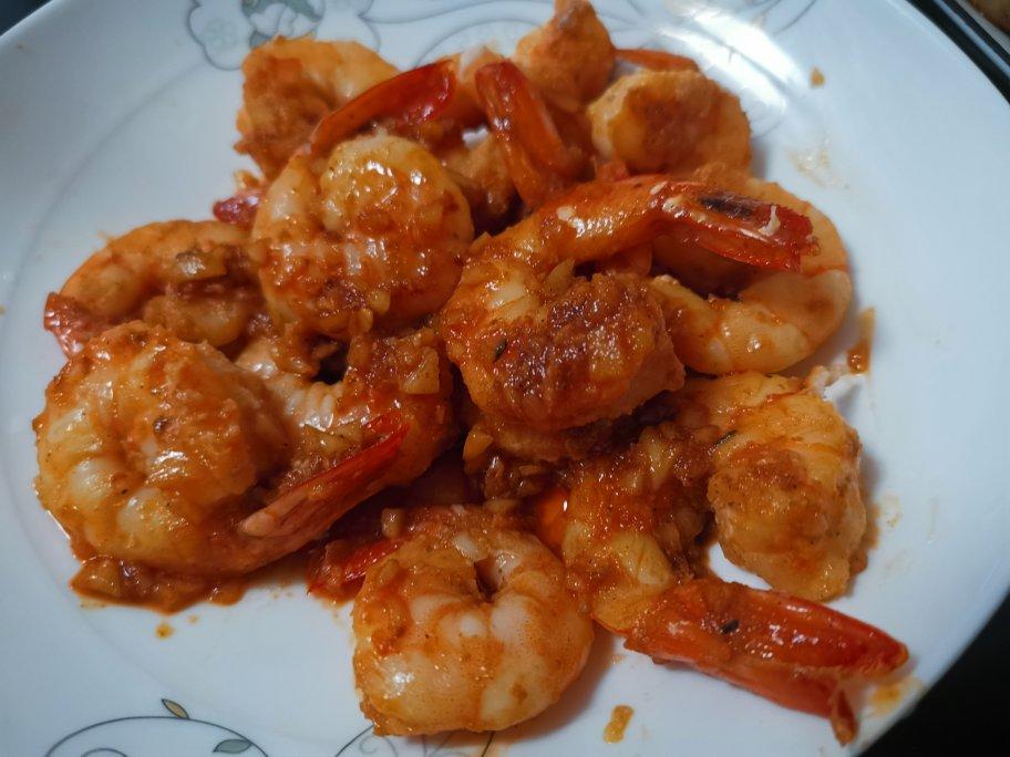 黄油蒜香大虾