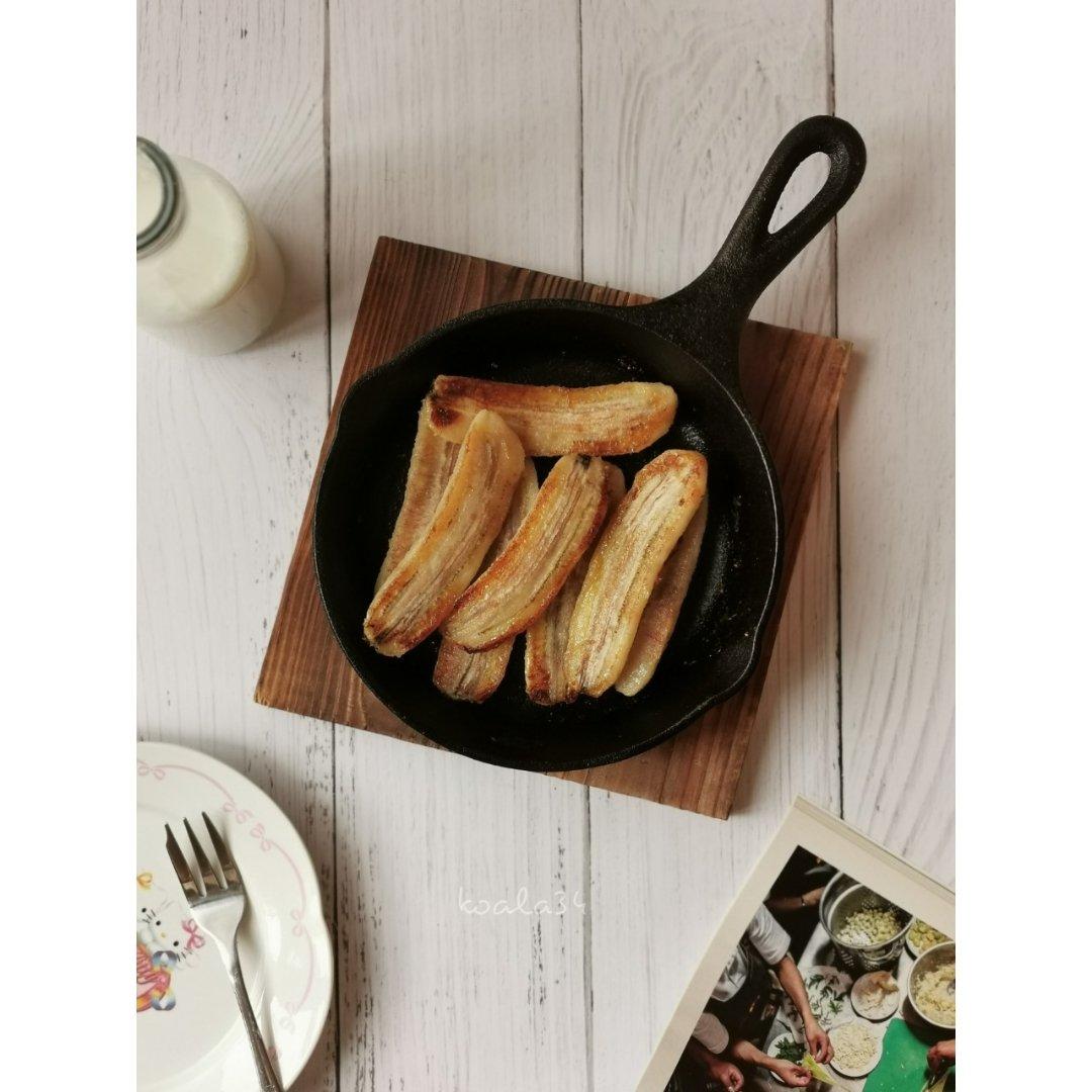 软糯香甜的焦糖黄油煎香蕉🍌『5分钟搞定香蕉神仙吃法‼️』