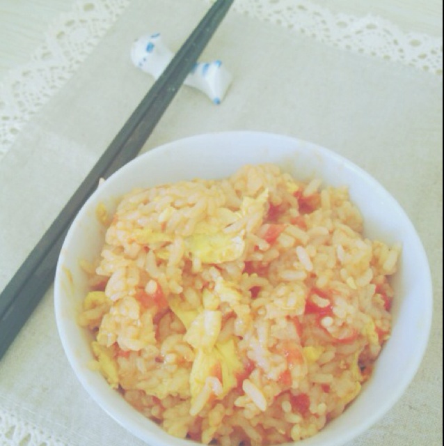 番茄鸡蛋炒饭