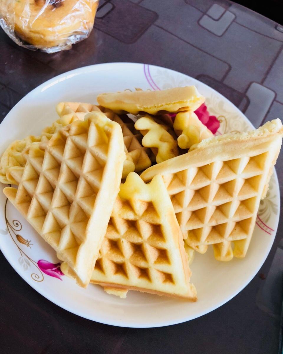 华夫饼机卡通小蛋糕