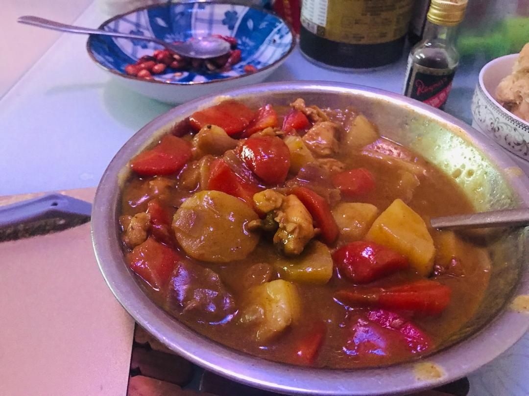 咖喱鸡肉饭
