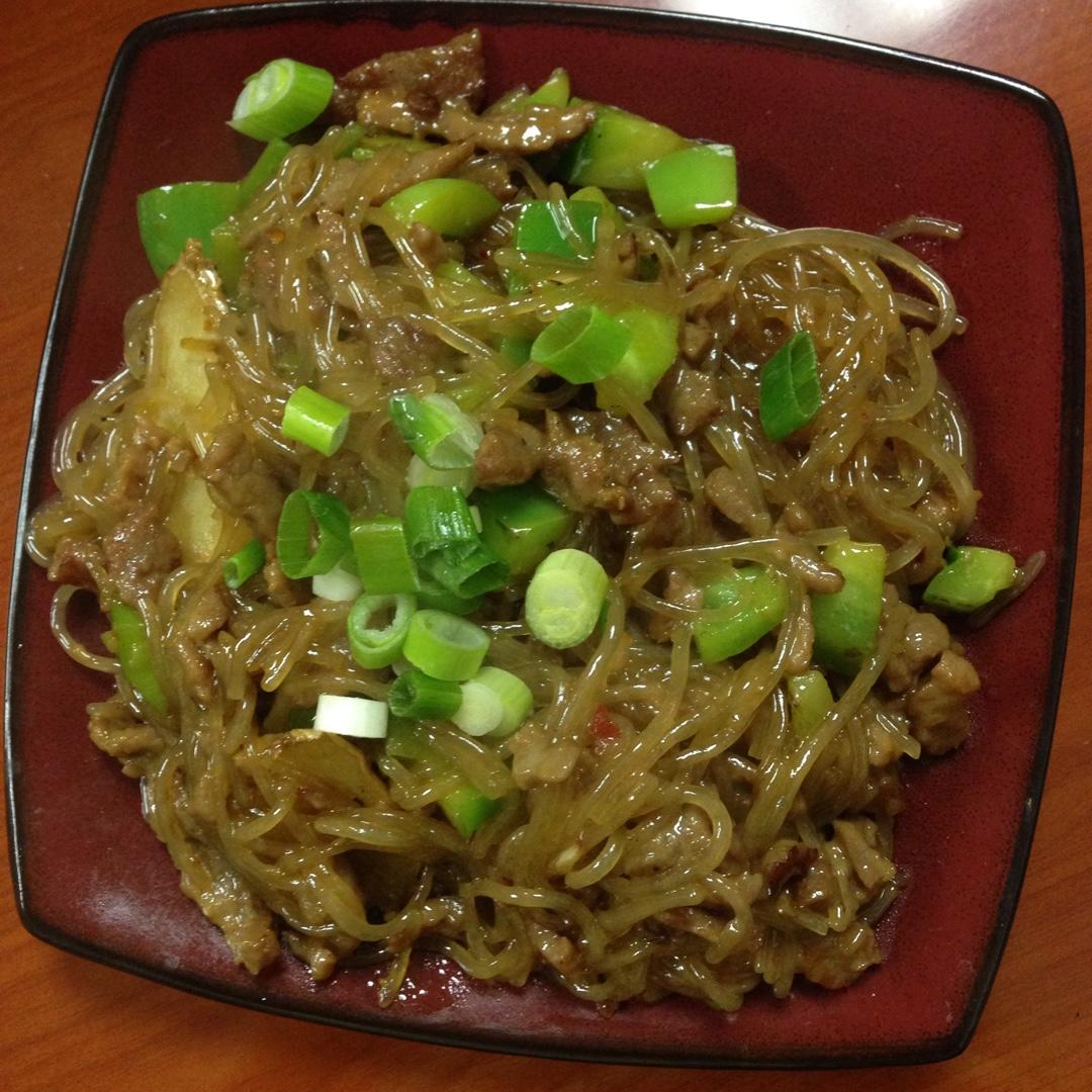 蚂蚁上树----炒粉条