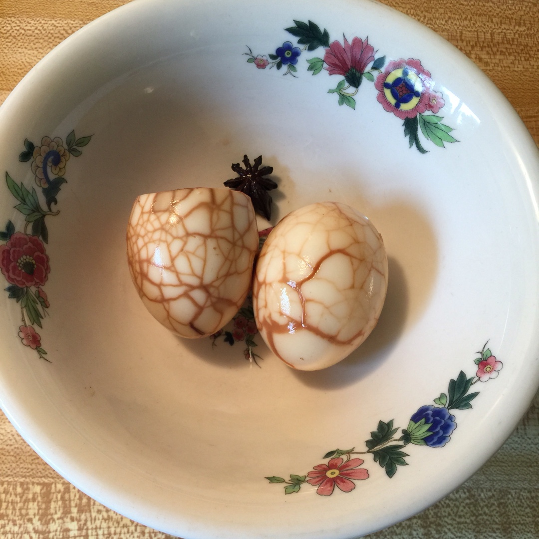 电饭煲煮五香茶叶蛋