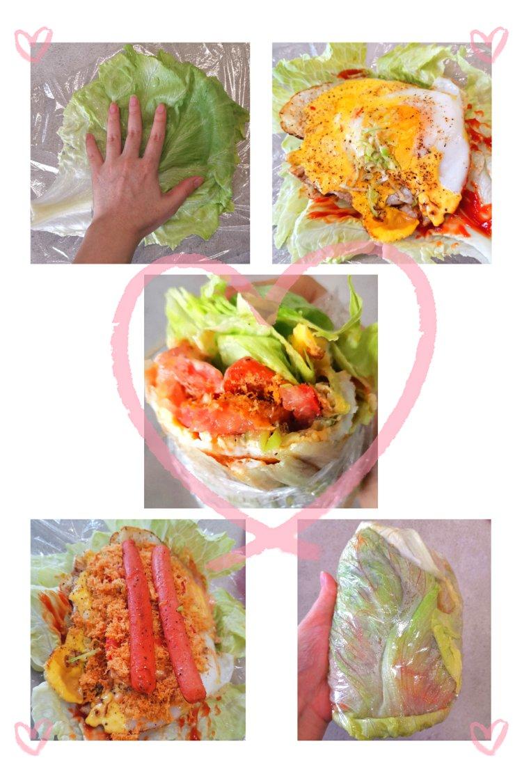 关晓彤同款生菜三明治