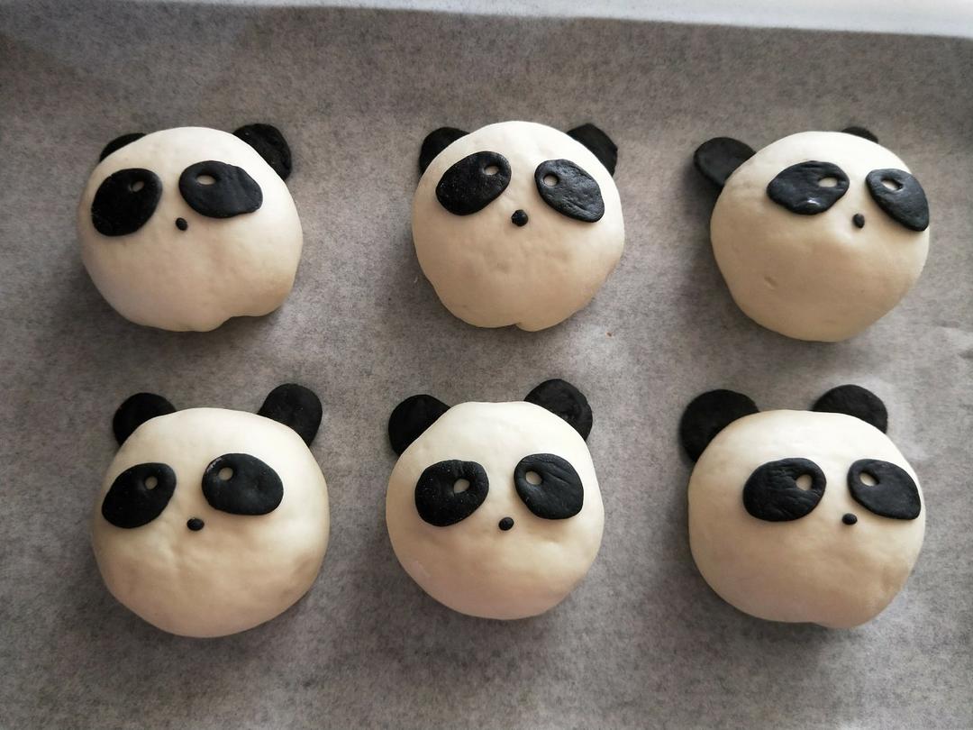 熊猫豆沙包&紫薯包