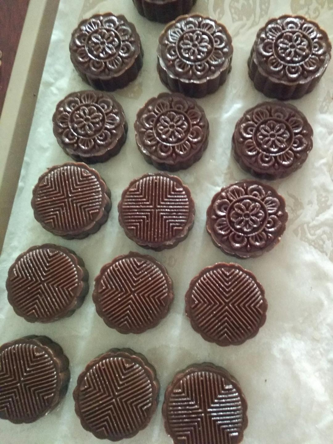 巧克力月饼（不开裂，易脱模）