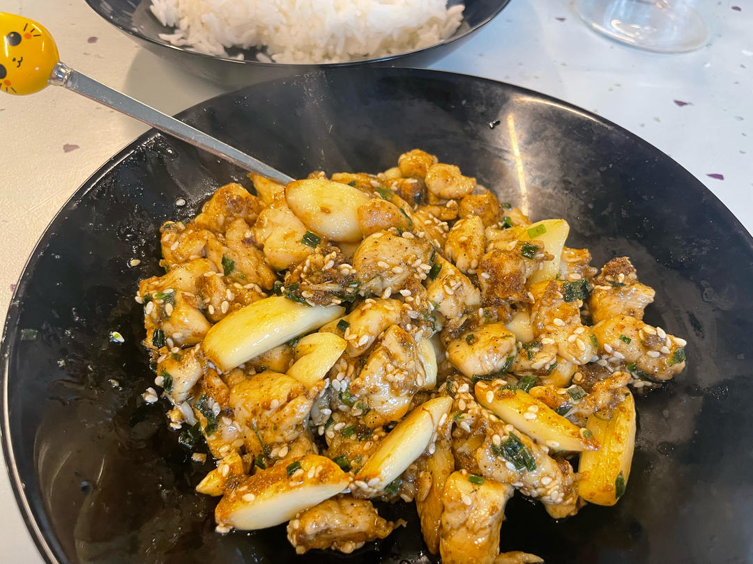 孜然蒜香鸡胸肉