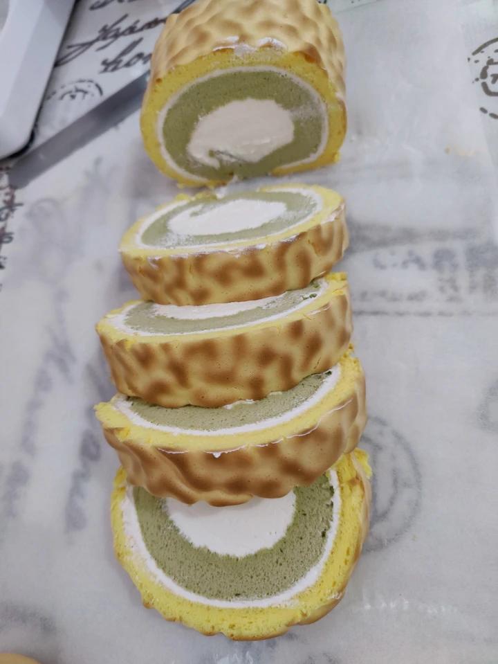 春天色 虎皮蛋糕卷.戚风蛋糕卷 by pink-rabbit