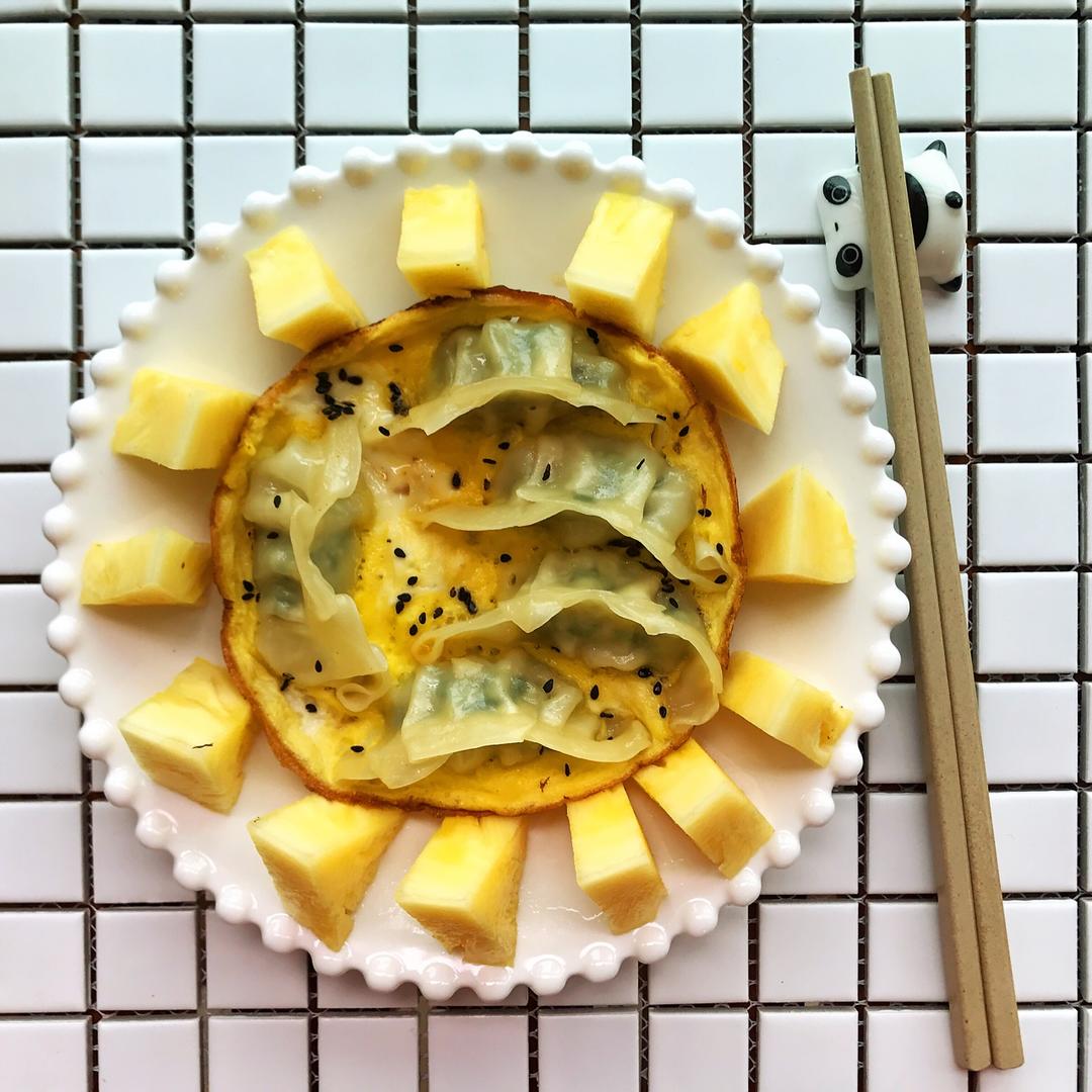 快手早餐·抱蛋煎饺