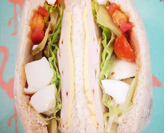 健康低脂系列之减脂期可吃的早餐低脂高蛋白三明治