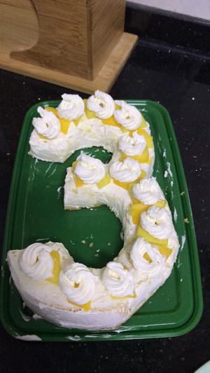 可爱数字造型蛋糕的做法 步骤15