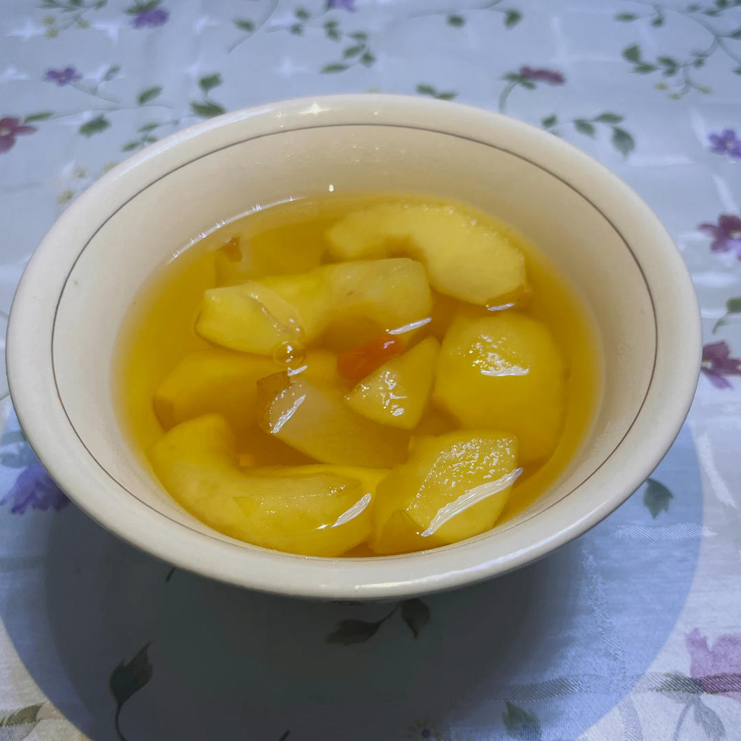 润肺止咳苹果汤