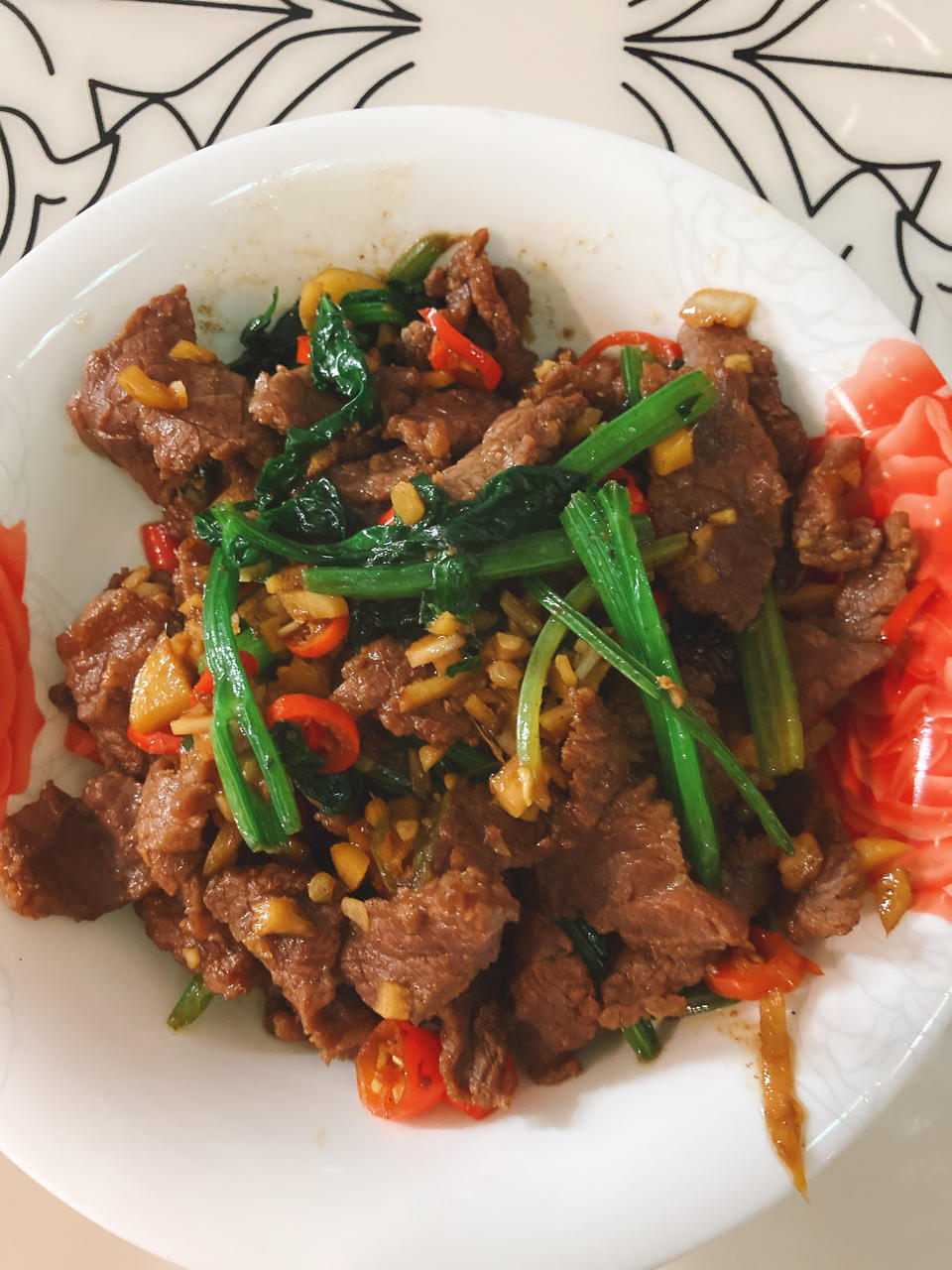 快手芹菜炒牛肉